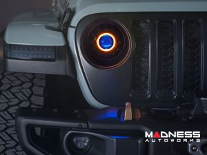 Jeep Wrangler JL LED Fog Light Kit - 4Banger Series - Morimoto - NCS/Wide/Yellow